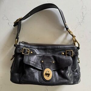 Coach Legacy 65th Anniversary Turnlock Shoulder Bag 11127 in black